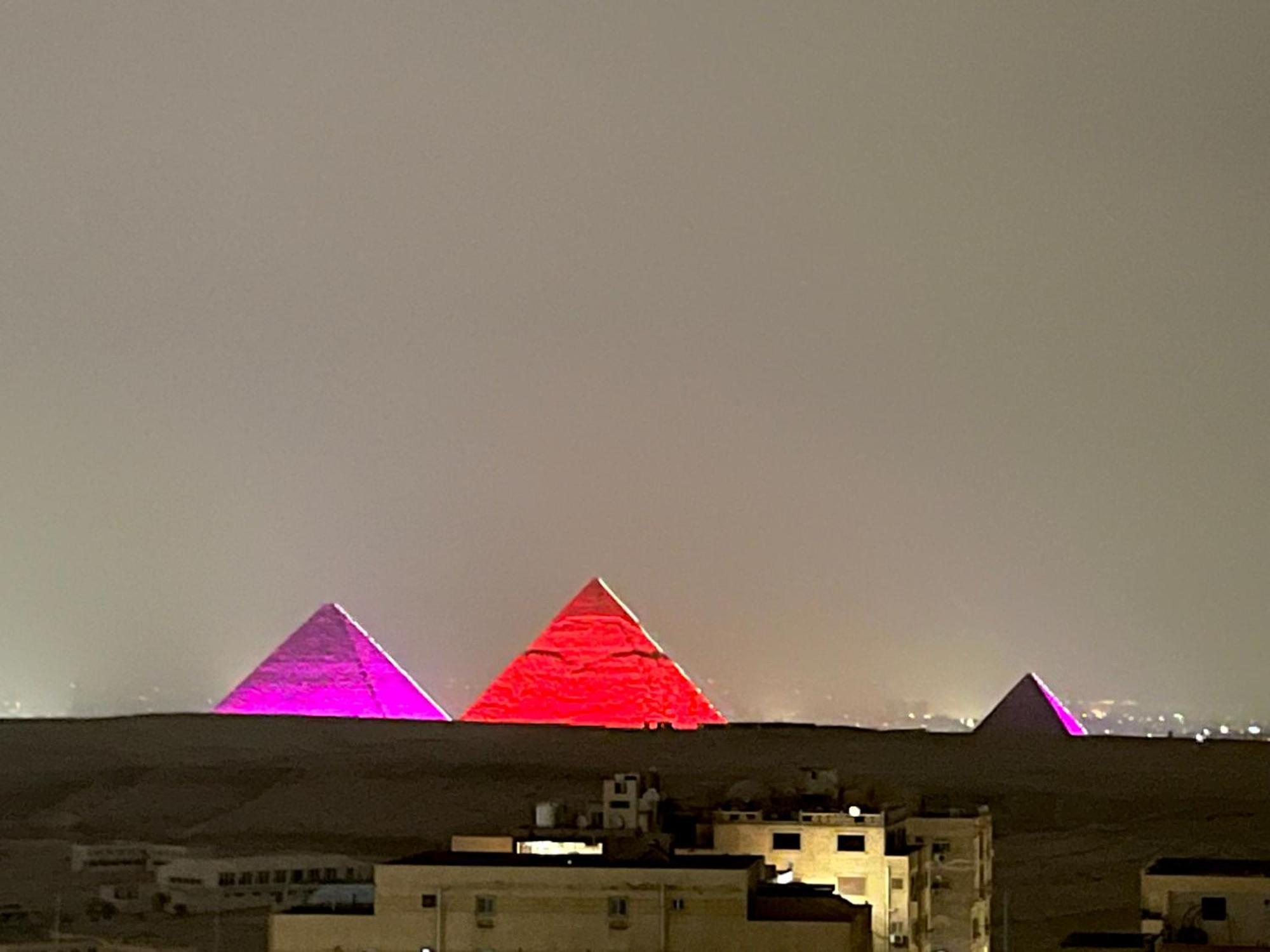 Panorama 3 Pyramids View Inn Giza Eksteriør bilde