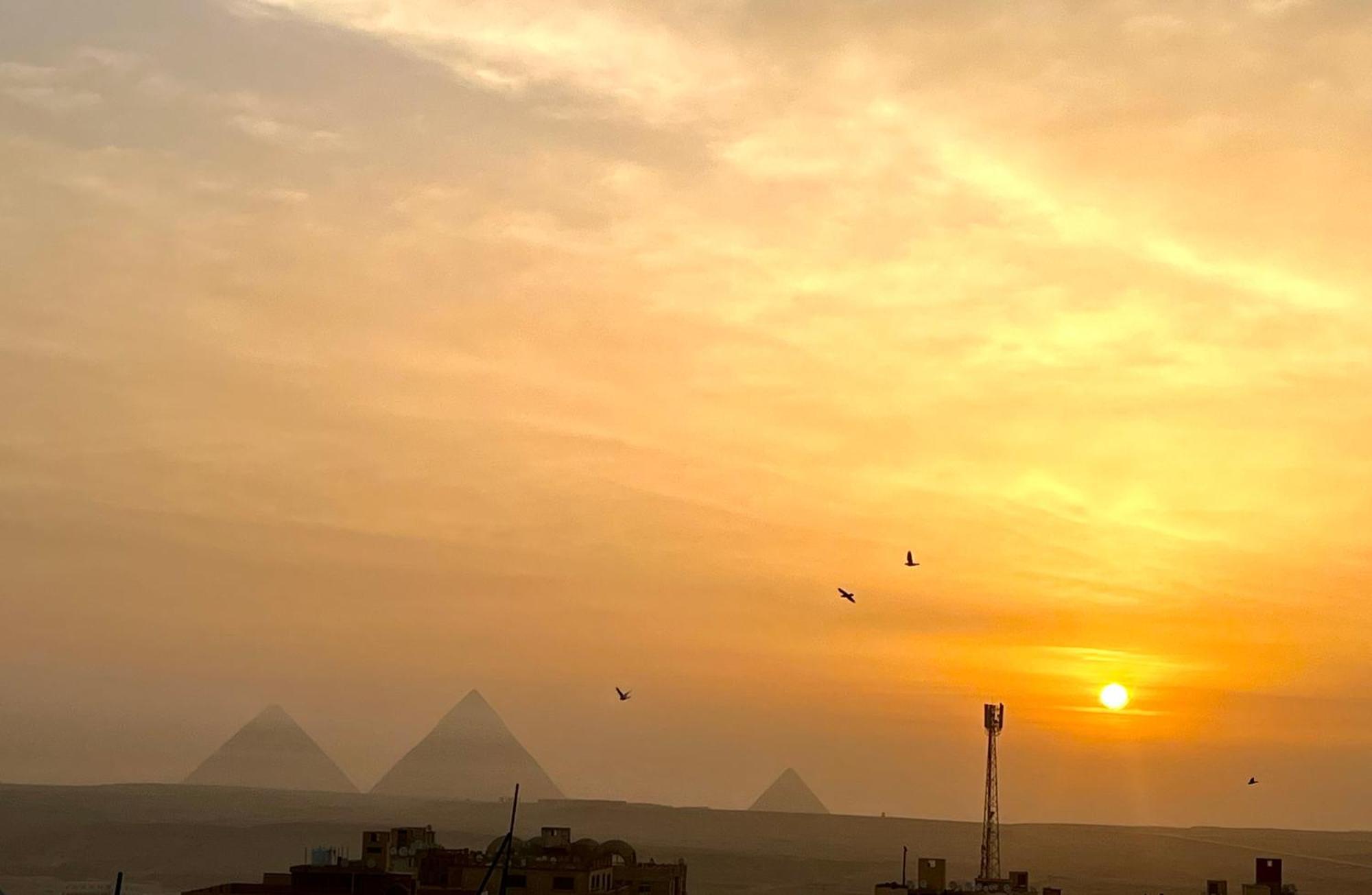 Panorama 3 Pyramids View Inn Giza Eksteriør bilde